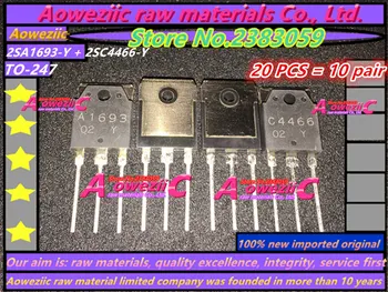 Aoweziic 100% новый импортный оригинальный транзистор Усилителя мощности 2SA1693-Y 2SC4466-Y 2SA1693 2SC4466 A1693 2SC4466 TO-247