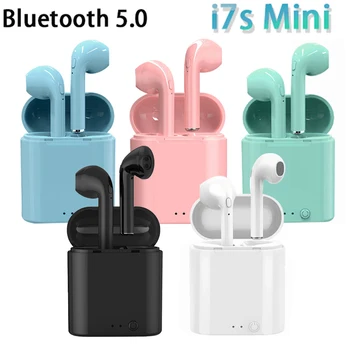 Новая Bluetooth-гарнитура i7s Mini TWS, беспроводная гарнитура, спортивные музыкальные наушники с зарядным устройством Для Xiaomi Huawei IOS PK Pro4 Y50 E7S
