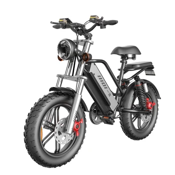 2023 Новый 20-дюймовый Электрический Велосипед с Толстыми Шинами 48V 750w 1500W Электрический Горный Велосипед электрический городской велосипед
