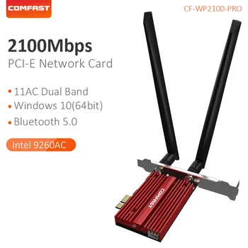 2033 Мбит/с Беспроводной Адаптер PCI-E 5 ГГц WiFi Карта Bluetooth 5,0 MU-MIMO PCI Express 6dBi Антенны 11AC WI FI Приемная Сетевая карта