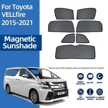 Для Toyota ALPHARD VELLFIRE AH30 2015-2021 Магнитный Автомобильный Солнцезащитный Козырек Переднее Лобовое Стекло Заднее Детское Боковое Окно Солнцезащитный Козырек
