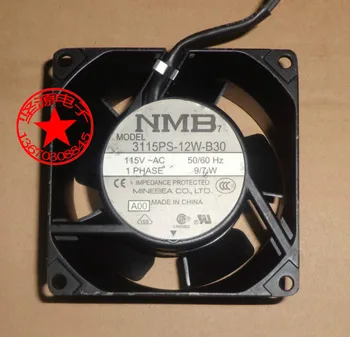 Вентилятор охлаждения сервера NMB-MAT 3115PS-12W-B30 A00 постоянного тока 115 В 9 Вт 80x80x38 мм