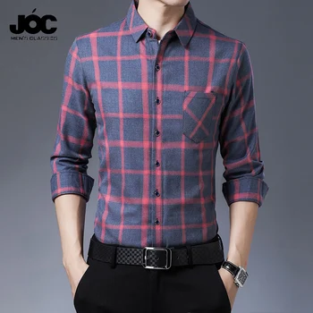 Новые Весенне-осенние мужские полосатые рубашки с длинными рукавами, Повседневные рубашки Slim Fit с рукавами, хит продаж, топы