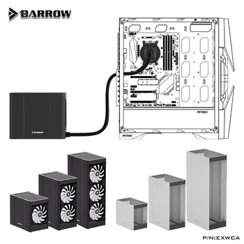 Корпус Barrow External Water Cooling Dock ITX Поддерживает двойной 240/360 мм радиатор, резервуар насоса, ВЕНТИЛЯТОР, фитинг с мягкой трубкой ARGB, EXWCA