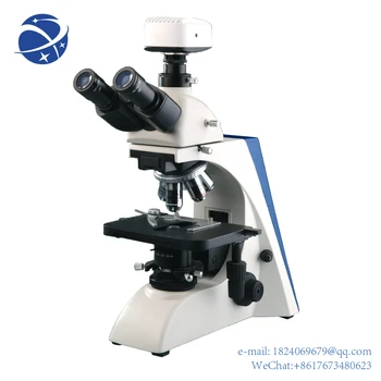 Тринокулярный биологический микроскоп с влажными (масляными) зрительными линзами для 100-кратных объективов