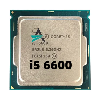 Используется Core i5 6600 3,3 ГГц 6 М Кэш-память четырехъядерный процессор настольный LGA 1151 CPU I5-6600 Бесплатная доставка