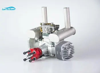 Двухцилиндровый бензиновый двигатель RCGF 40cc T, карбюратор Huaboluo, прямые продажи от производителя