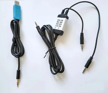 Аудиокабель в режиме FT8 + USB-кабель для передачи данных для обновления прошивки радиоприемника Xiegu G1M