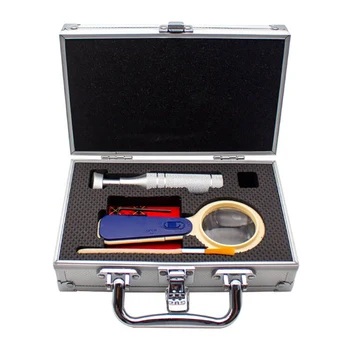 QFH-A Тестер адгезии поперечного резака, набор для тестирования поперечного среза, ручной детектор поверхности лакокрасочного покрытия с лезвием 1/2 / 3 мм, алюминиевая коробка
