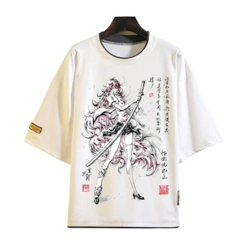 Футболка с фосфофиллитом Houseki no Kuni, футболка с аниме, косплей, костюм для взрослых, футболка с короткими рукавами для рисования тушью