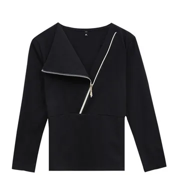 Весенне-осенняя базовая рубашка с длинным рукавом, футболка Женская 2023, Новый Черный Дизайн, Нишевый Западный Стиль, Модный Молодежный Топ