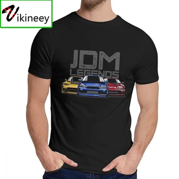 Модная дизайнерская футболка JDM Legend на Хэллоуин, Camisa Hombre, Классический японский спортивный автомобиль в стиле хип-Хоп, Рождественская футболка