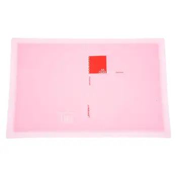 Пластиковая бумага формата А5, 20 карманов, держатель для папок с документами, розовый