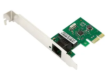 Gigabit Ethernet LAN PCI Express Карта сетевого контроллера PCI-e Маленькая пластина RTL8111E chipest