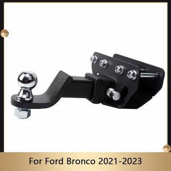 Комплект Приемника Буксировочного Устройства Заднего Бампера Для Ford Bronco 2021 2022 2023 4-Дверный и 2-Дверный Неограниченный Гоночный Буксировочный Крюк
