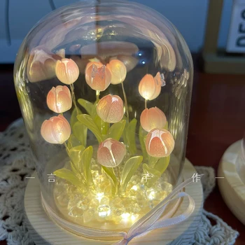 Тюльпан ночник DIY Материал Посылка Не Готовая