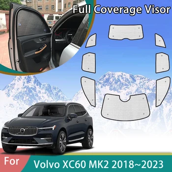 Для Volvo XC60 2018 2019 2020 2021 2022 2023 Автомобильный Полный Зонт От Солнца Автоаксессуары Оконные Шторы Солнцезащитные Наклейки