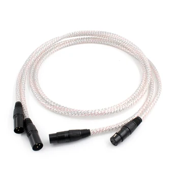 Nordost valhalla 8N OCC медно-серебристый соединительный кабель platd со штекерным разъемом XLR