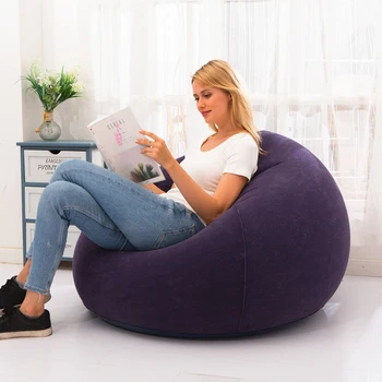 Ленивый Надувной диван-стулья, утолщенное Сиденье для шезлонга из ПВХ, Татами-мешок, Диваны для гостиной, Диван-мебель для отдыха, стулья