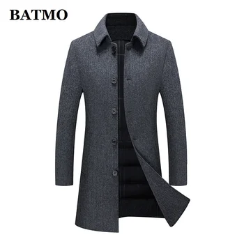 BATMO 2021, новое поступление, осенне-зимний тренч с подкладкой из 90% белого утиного пуха, мужское пальто, большие размеры M-XXXL 1866