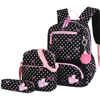 3 шт./компл. Школьные сумки с принтом, рюкзаки, школьный ранец, детский прекрасный рюкзак для детей, школьная сумка для девочек, студенческий мешок Mochila