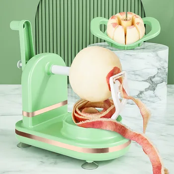 Новая Многофункциональная машина для чистки яблок с ручным приводом, Домашняя Овощечистка для фруктов с яблочным слайсером для удобства на кухне