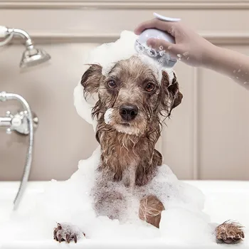 Опрыскиватели для ванны для собак Массажный душ для купания собак Банные Инструменты Щетка Регулируемые Опрыскиватели для ванны для собак Массажный душ Товары для домашних животных