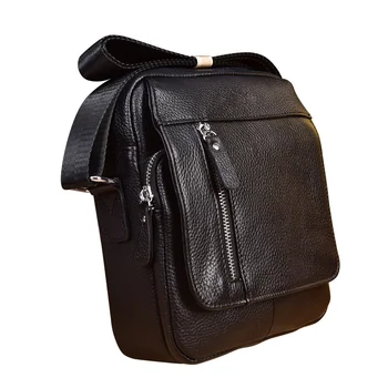 Брендовая мужская сумка через плечо из натуральной кожи, модные мужские Маленькие сумки через плечо для курьерских сумок