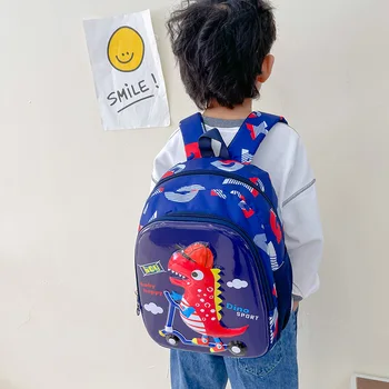2022 Новый детский автомобиль с динозавром, Большие рюкзаки в детском саду для девочек и мальчиков, Милые сумки для начальной школы для путешествий, подарок Mochila Hot