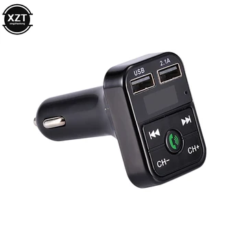 Автомобильный комплект громкой связи Беспроводной Bluetooth-совместимый FM-передатчик 5,0 ЖК-MP3-плеер Автомобильные Аксессуары Двойное USB-зарядное Устройство FM-модулятор