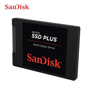 100% Оригинальный SanDisk SSD PLUS 240 ГБ 480 ГБ SSD SATAIII Внутренний Твердотельный Накопитель Емкостью 1 ТБ 2 ТБ HD Диск 2,5 