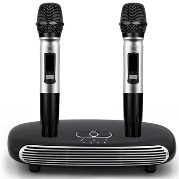 K8 Оптический Bluetooth-Совместимый Беспроводной Двойной Микрофон ARC Home Echo System, Поющий Караоке-аппарат Box K-Song Player на расстоянии 30 м