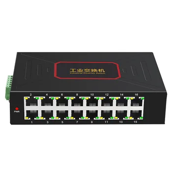Оригинальная заводская поставка 16 портов промышленных коммутаторов Ethernet 10/100 Мбит/с Сетевой коммутатор RJ45