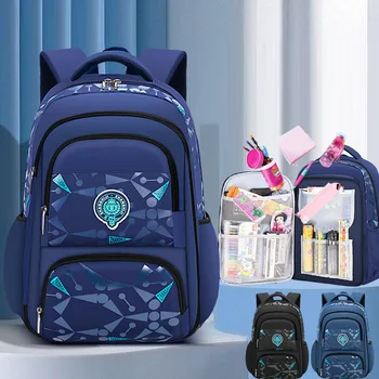 Студенческий рюкзак холодильного типа с открытой боковой конструкцией, Портативный детский школьный рюкзак Большой емкости, многофункциональный рюкзак для мальчиков