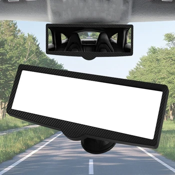 Широкоугольное Универсальное Автомобильное Зеркало заднего вида Зеркало заднего вида С поворотом на 360 °, Регулируемая Присоска, Внутренние Зеркала заднего вида