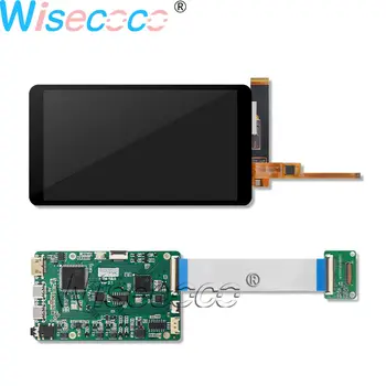 Wisecoco 5,5-дюймовый Пейзажный IPS ЖК-экран 1080P FHD I2C Мультисенсорная панель MINI HDMI-совместимая Плата драйвера MIPI Raspbeery Pi