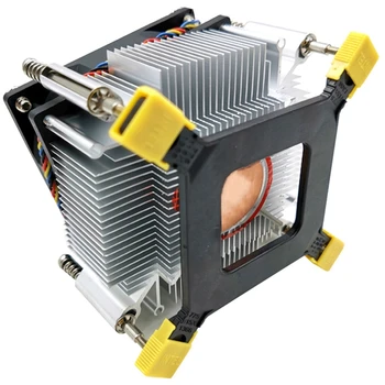 5-КРАТНЫЙ процессорный кулер с вентиляторным охлаждением 1366 2011 1155 4- Контактный радиатор контроля температуры и скорости для X58 X79
