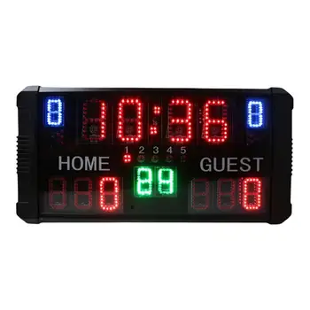 Портативное Внутреннее Баскетбольное табло с Таймером Подсчета очков, электронный Счетчик