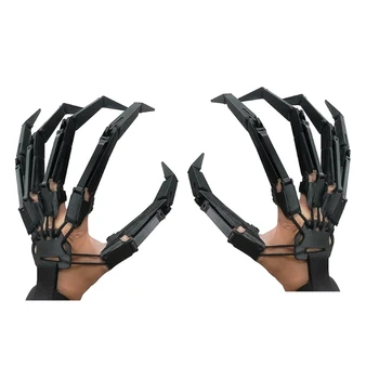 3D Печатные Гигантские удлинители для шарнирных пальцев на Хэллоуин, Реквизит для украшения пальцев на Хэллоуин, реквизит для ужасных когтей призрака