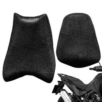 2 шт., дышащие летние прохладные 3D сетчатые чехлы для сидений мотоциклов, подушка для Honda 1100 Crf1100L ADVANTURE