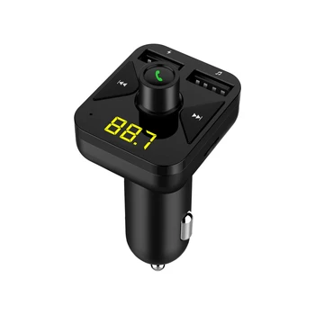 Автомобильный Bluetooth 5,0 FM-Передатчик Беспроводной Аудиоприемник Громкой Связи MP3-Плеер 3.42A Dual USB Быстрое Зарядное Устройство Комплект Автомобильных Аксессуаров