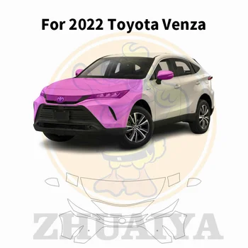 ZHUAIYA 7,5 толстая Предварительно Вырезанная Краска Для Автомобиля Автоматическая Защитная Пленка Прозрачный Бюстгальтер PPF Decal Kit Для 2022 Toyota Venza