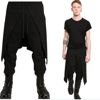 2023 Средневековый костюм для мужчин в западном стиле, свободные брюки в готическом стиле