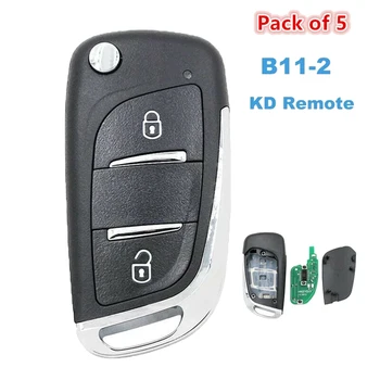 5 шт./лот B11-2 2 Кнопки KEYDIY Универсальные Пульты дистанционного управления для автомобильных ключей серии KD-B для KD900 URG200 + KD-X2 Mini