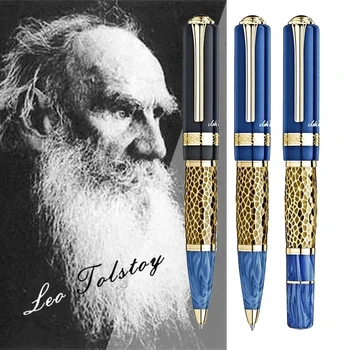 Шариковая ручка LAN Writer Edition Leo Tolstoy Signature MB Класса Люкс Для письма Гладкая С Рельефным Рисунком