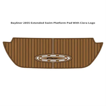 2000 Bayliner 2855, удлиненная платформа для плавания, коврик для лодочной пены EVA, коврик для пола из тикового дерева