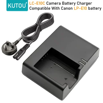 KUTOU Новое Зарядное Устройство Для камеры LC-E10C Для Canon LP-E10 Battery EOS 1100D 1200D 1300D KISS X50 X70 X80 Rebel T3 T5 T6 Камеры