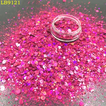 1 кг 1000 г 24 Цвета Блестящий Цветок Розовый Блестящий Порошок Оптом Смешанный Размер Эпоксидная Смола Массивный Голографический Дизайн Ногтей Блестящие Пайетки