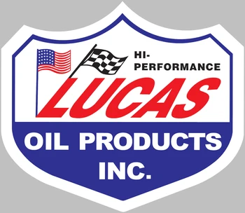 Креативная наклейка на автомобиль с логотипом Lucas Oil Products Применима к гонкам, внедорожникам, фургонам, мотоциклам, наклейке на стену, окно