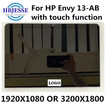 13,3-дюймовый ЖК-экран для ноутбука HP Envy 13-AB 13-AB077CL, 40-контактный сенсорный экран в сборе с рамкой